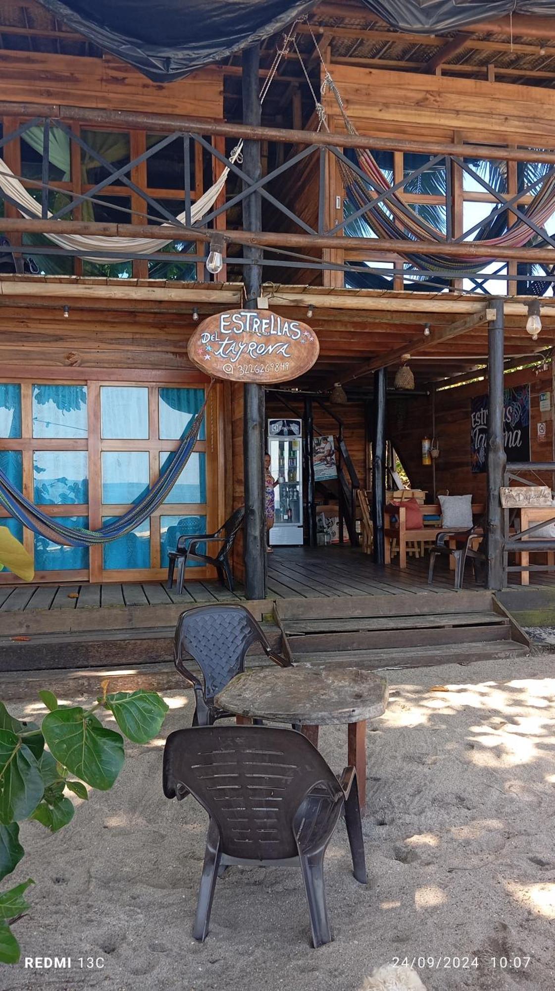 Hostal Estrellas Del Tayrona Playa Mendihuaca Guachaca Bagian luar foto